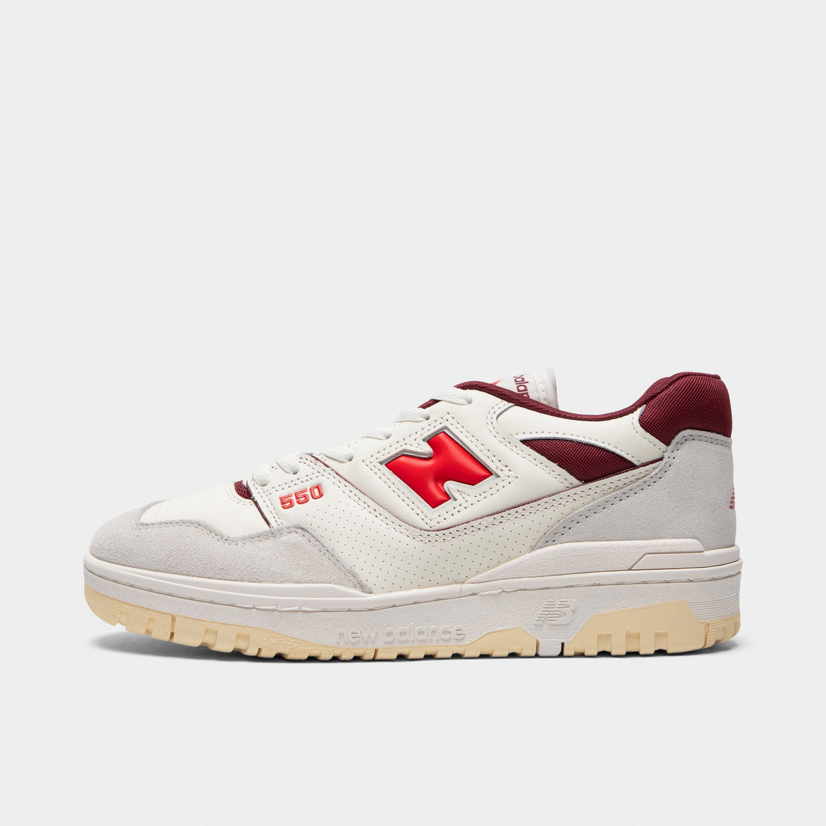 New Balance 550 Sneakers - White / Red - Product view 1