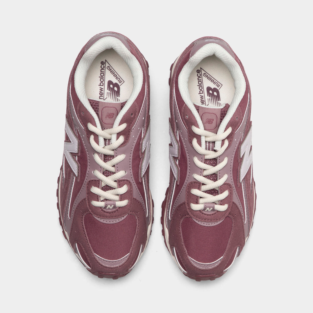 New Balance Kids' 204L Sneakers - Horizon Grey / Washed Burgundy - Product view 5