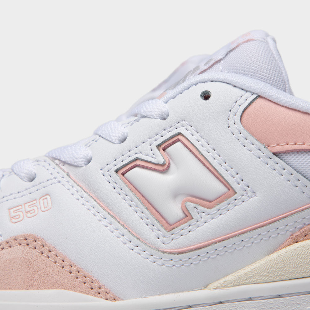 New Balance Kids' 550 Sneakers - White / Pink Haze - Product view 3