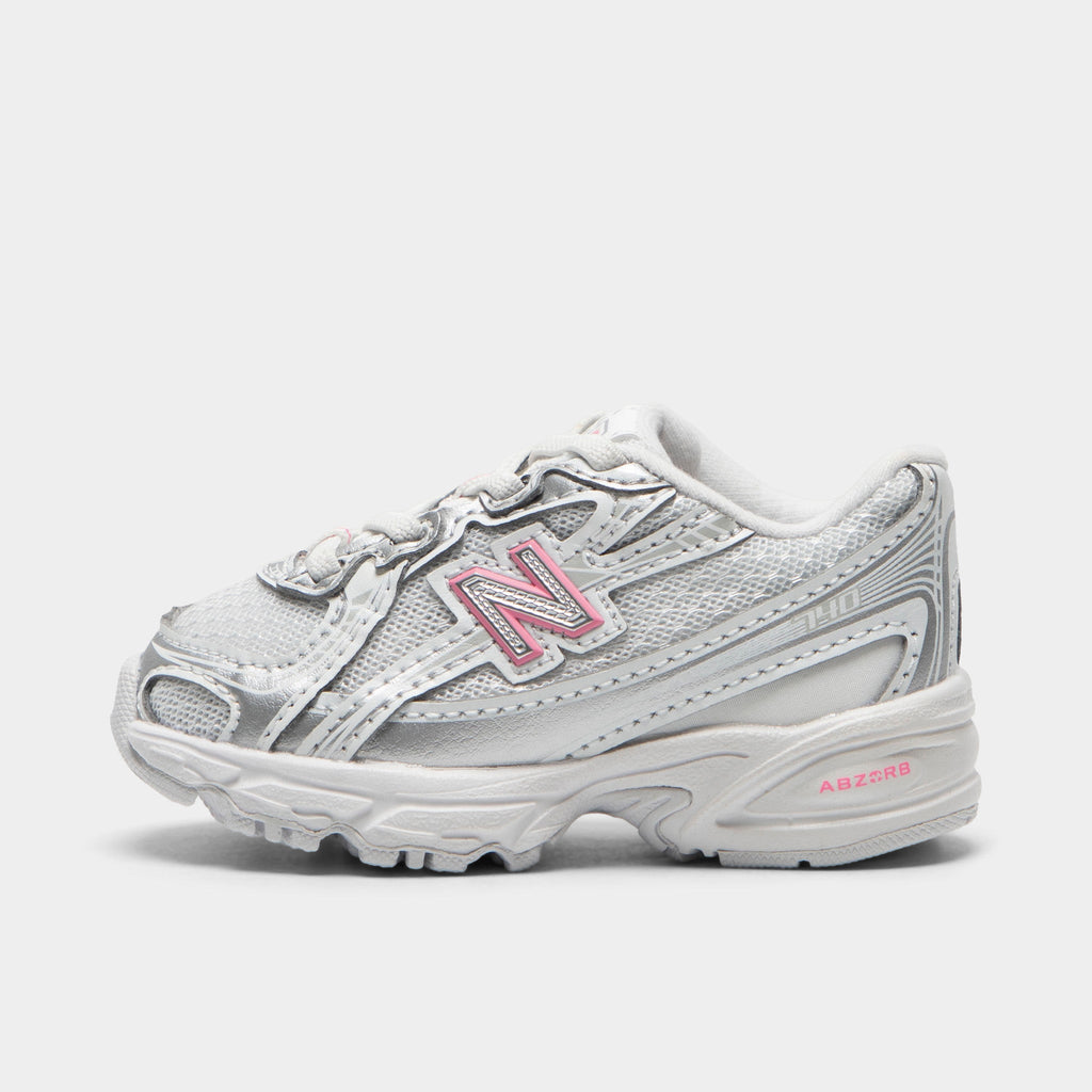 New Balance Infants' 740 Sneakers - Silver Metallic / Signal Pink - Product view 1