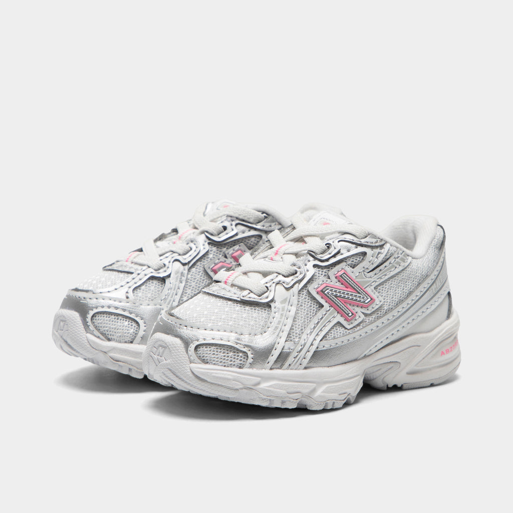 New Balance Infants' 740 Sneakers - Silver Metallic / Signal Pink - Product view 2