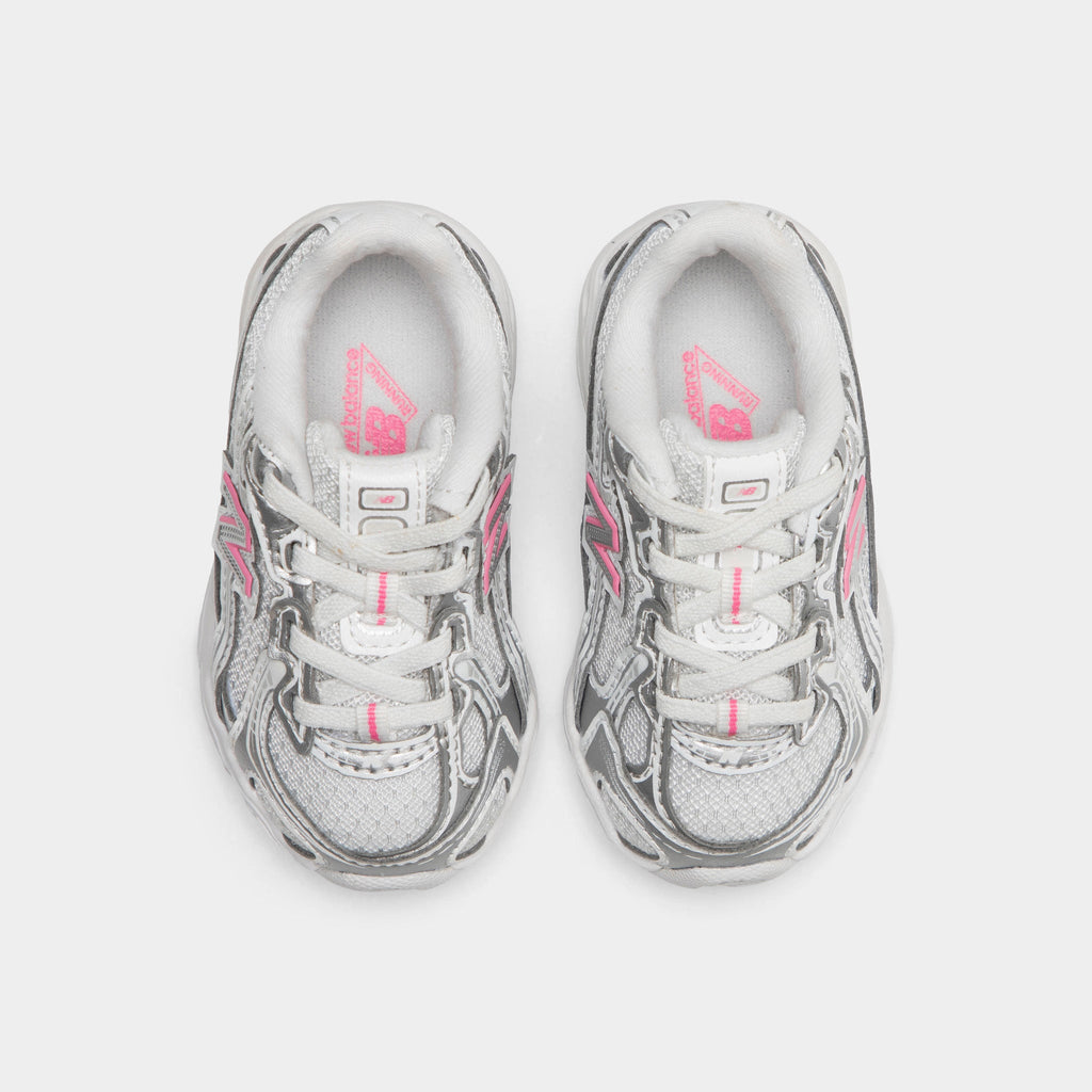 New Balance Infants' 740 Sneakers - Silver Metallic / Signal Pink - Product view 5