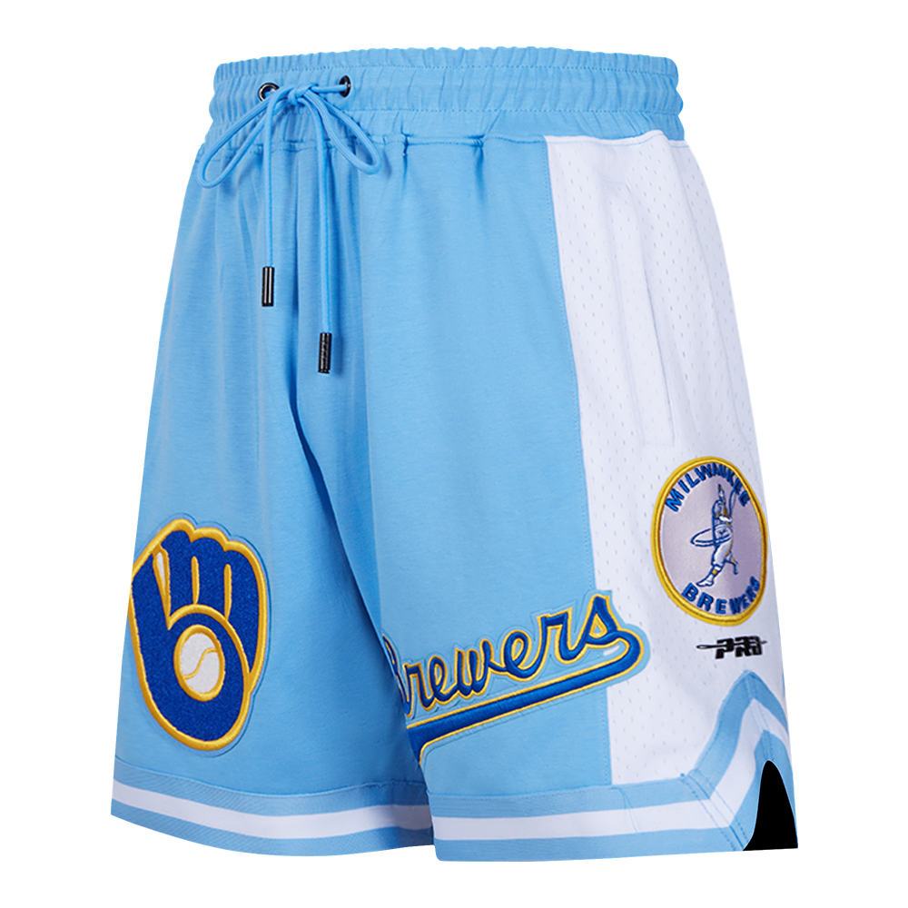 MLB MILWAUKEE BREWERS RETRO CLASSIC MEN'S 2.0 SHORT (UNIVERSITY BLUE)