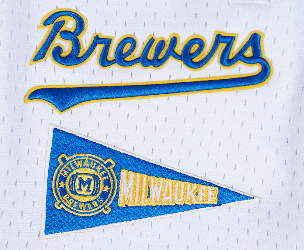 MLB MILWAUKEE BREWERS RETRO CLASSIC MEN'S 2.0 SHORT (UNIVERSITY BLUE)