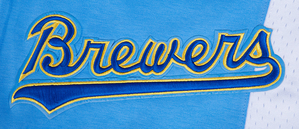 MLB MILWAUKEE BREWERS RETRO CLASSIC MEN'S 2.0 SHORT (UNIVERSITY BLUE)