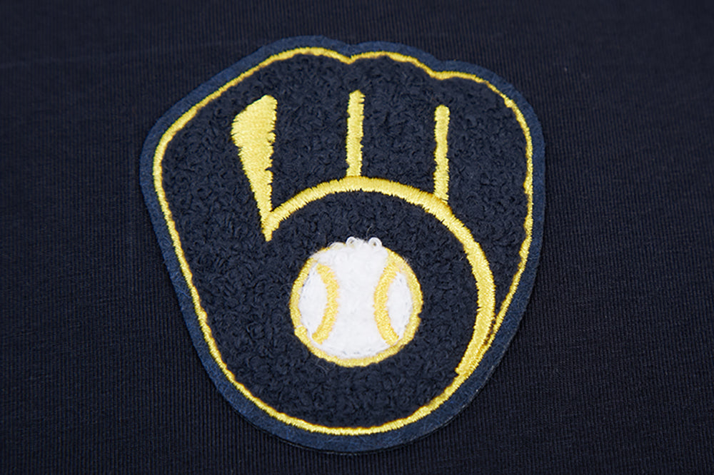 MLB MILWAUKEE BREWERS CLASSIC WOMEN'S BOXY TOP (MIDNIGHT NAVY)