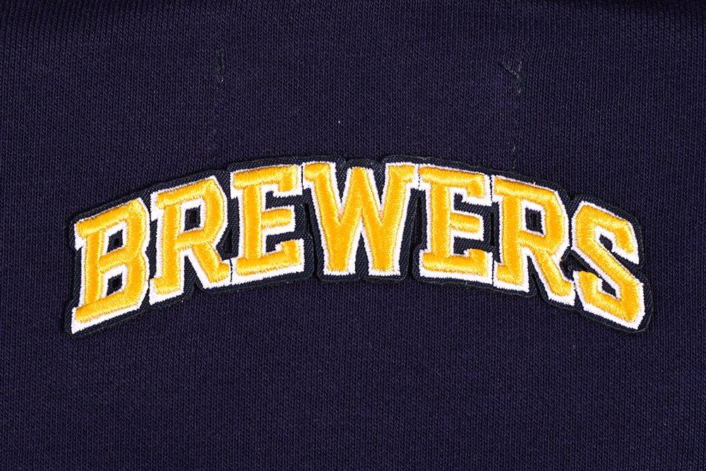 MLB MILWAUKEE BREWERS CLASSIC WOMEN'S CREWNECK (MIDNIGHT NAVY)