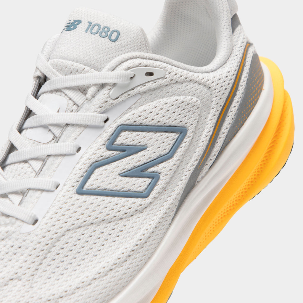 New Balance 1080v15 White / Yellow Sneakers - Product view 3