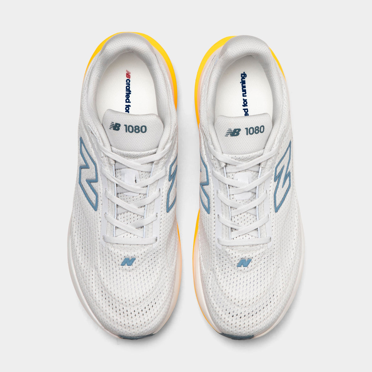New Balance 1080v15 White / Yellow Sneakers - Product view 5