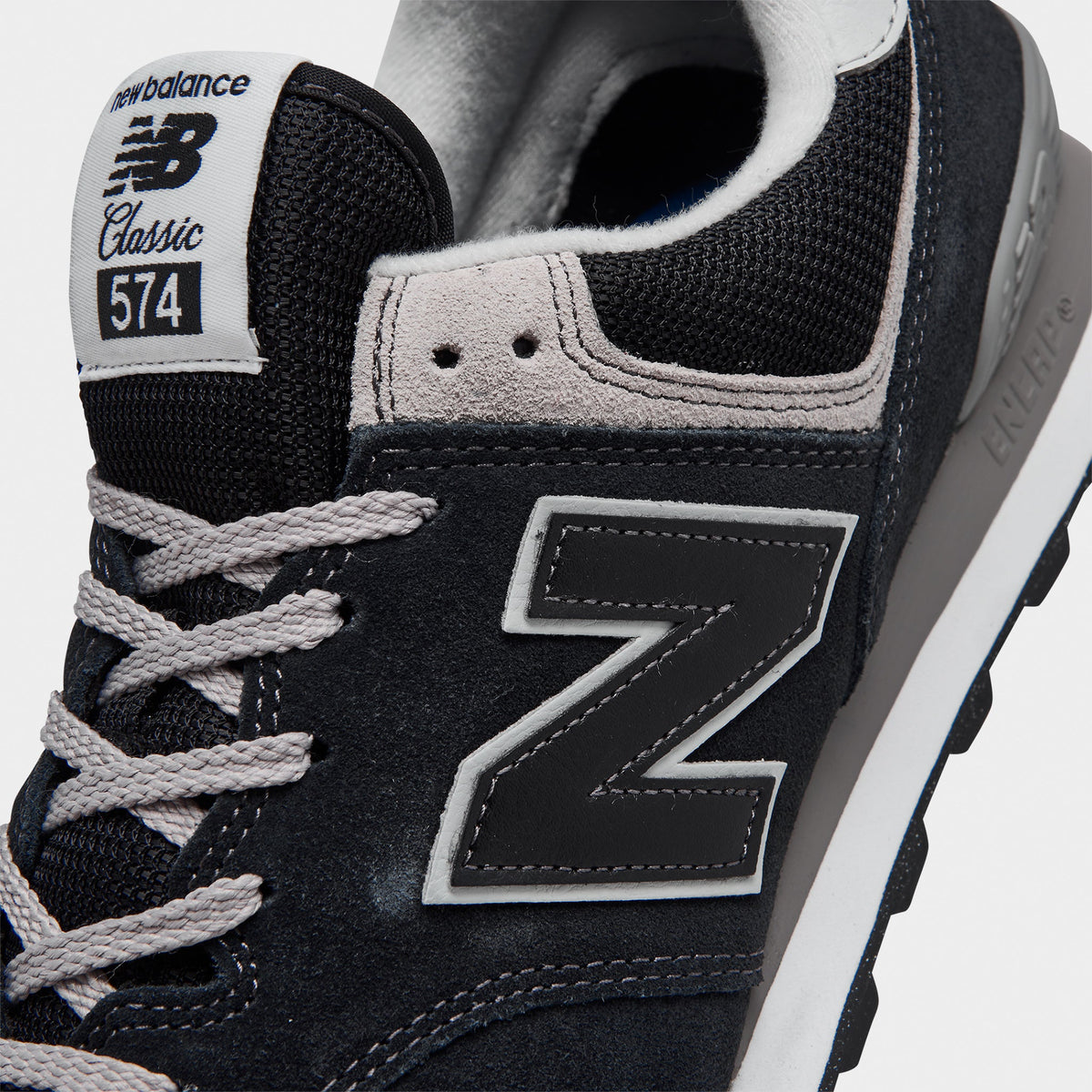 New Balance 574 Sneakers - Black / White - Product view 3