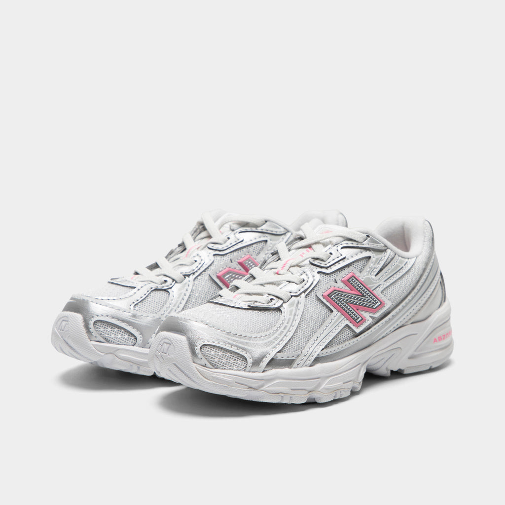New Balance Kids' 740 Sneakers - Silver Metallic / Signal Pink - Product view 2