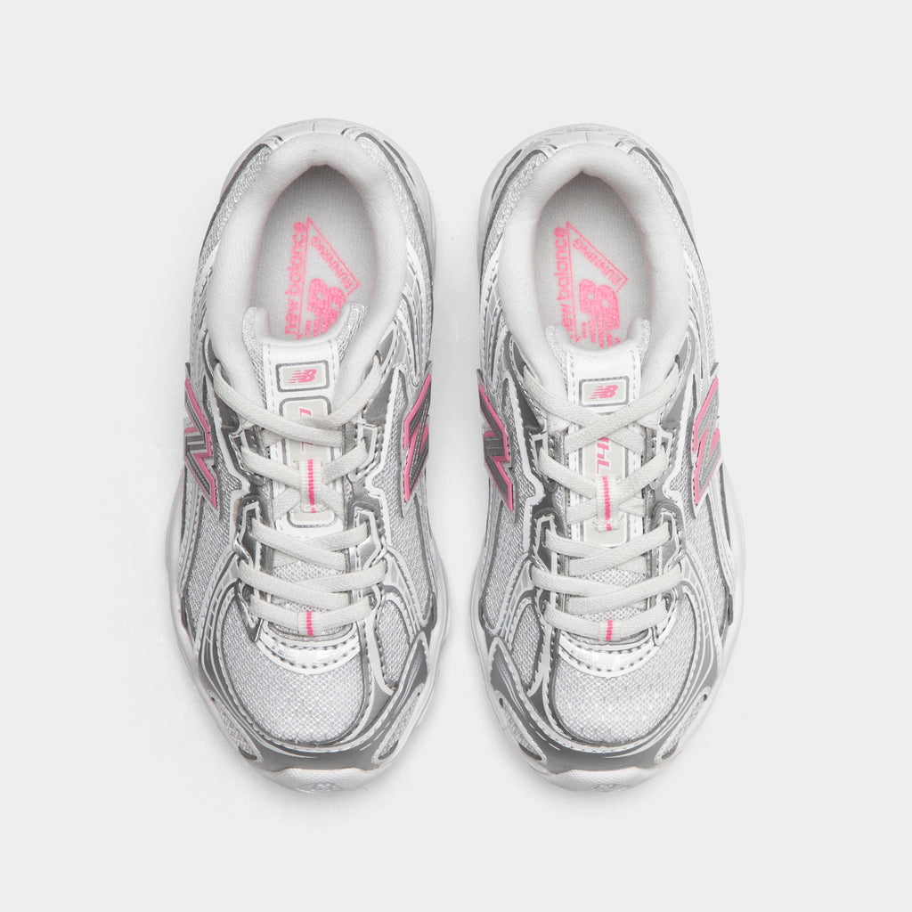 New Balance Kids' 740 Sneakers - Silver Metallic / Signal Pink - Product view 5