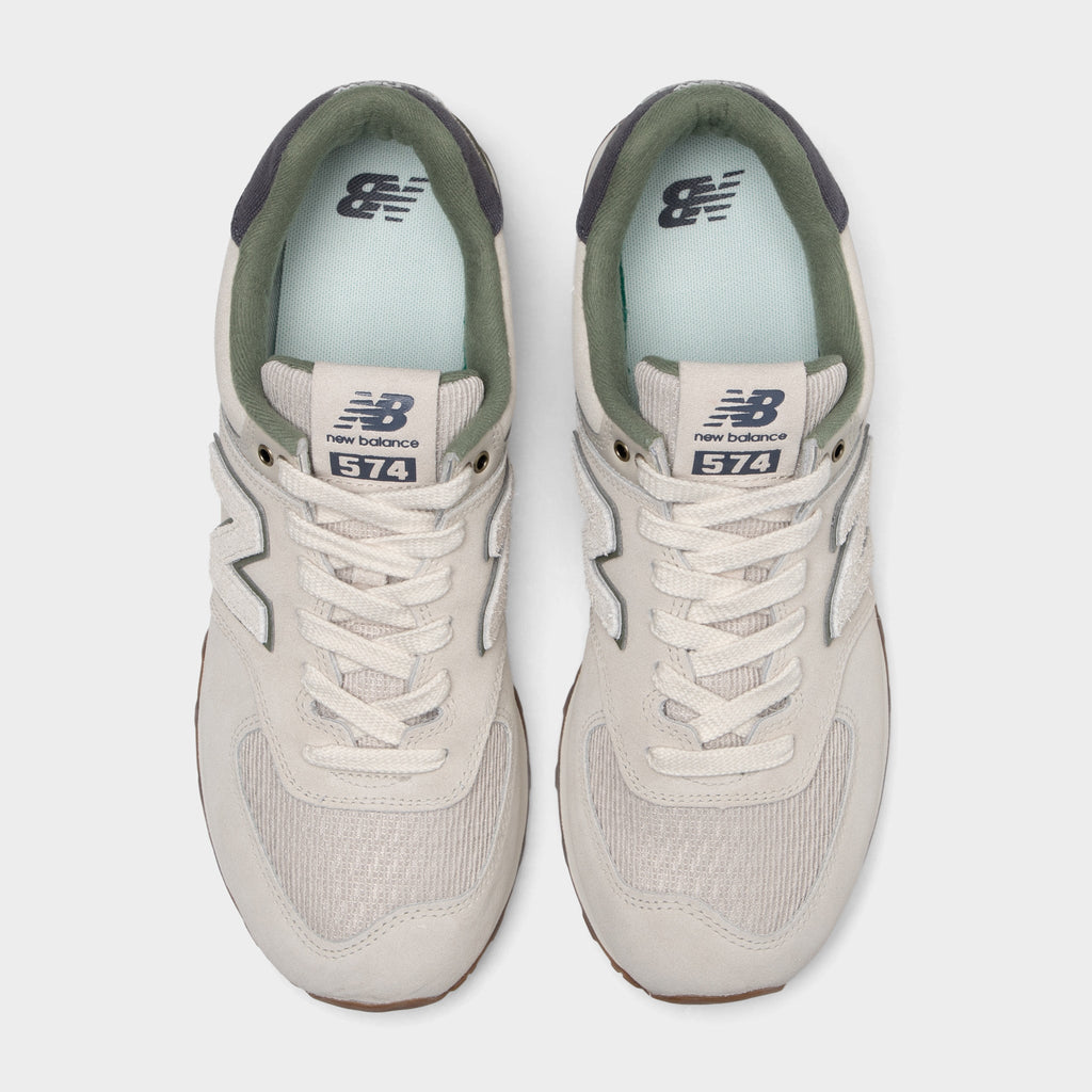 New Balance 574 Sneakers - Timberwolf / Dark Olivine - Product view 5