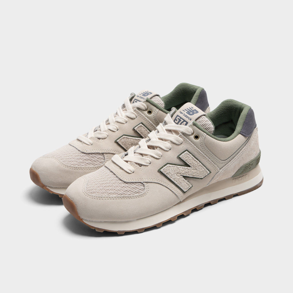 New Balance 574 Sneakers - Timberwolf / Dark Olivine - Product view 2