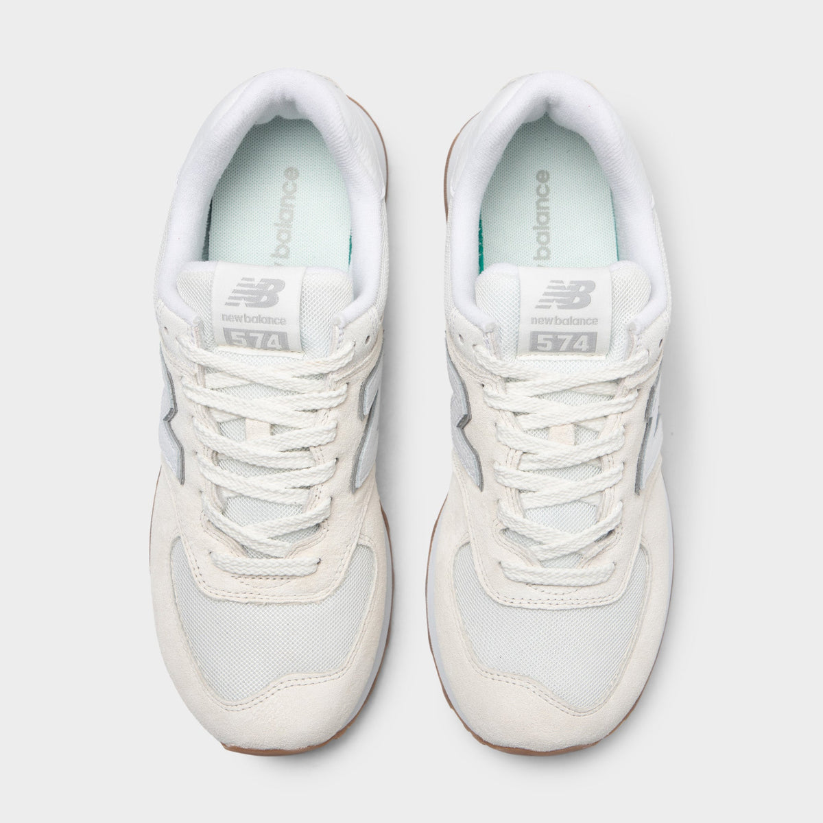 New Balance 574 Sneakers - Sea Salt / White - Concrete - Product view 5