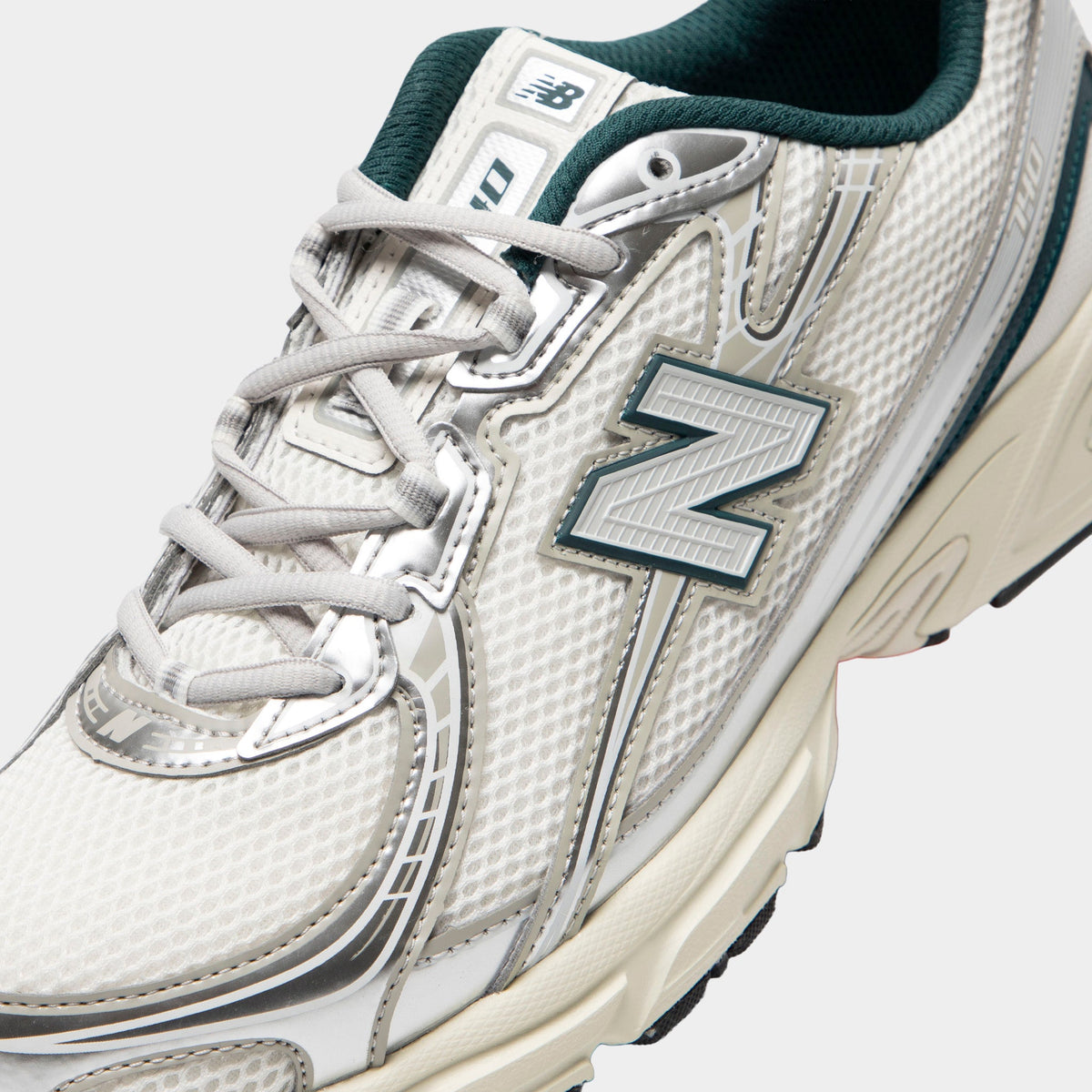 New Balance 740 Sneakers - White / Green - Product view 3