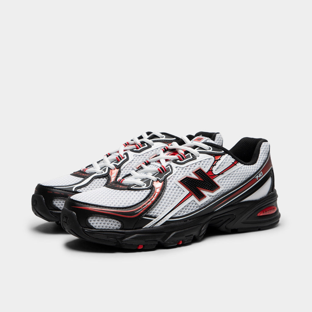 New Balance 740 Sneakers - White / Black - Red - Product view 2