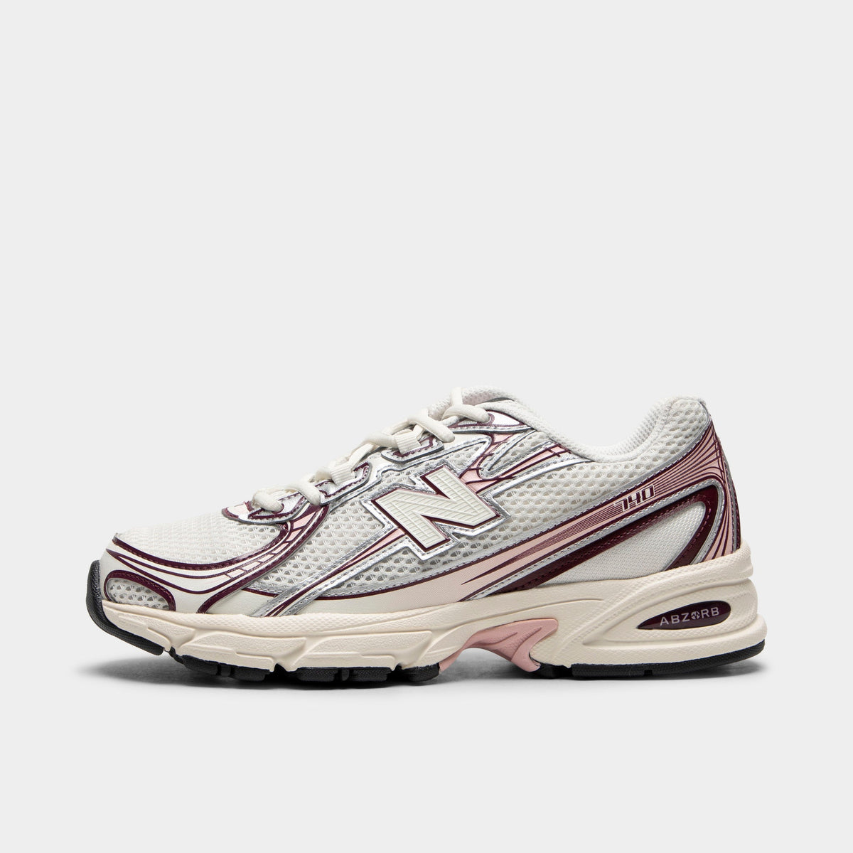 New Balance 740 Sneakers - White / Pink - Mulled Wine - Product view 1