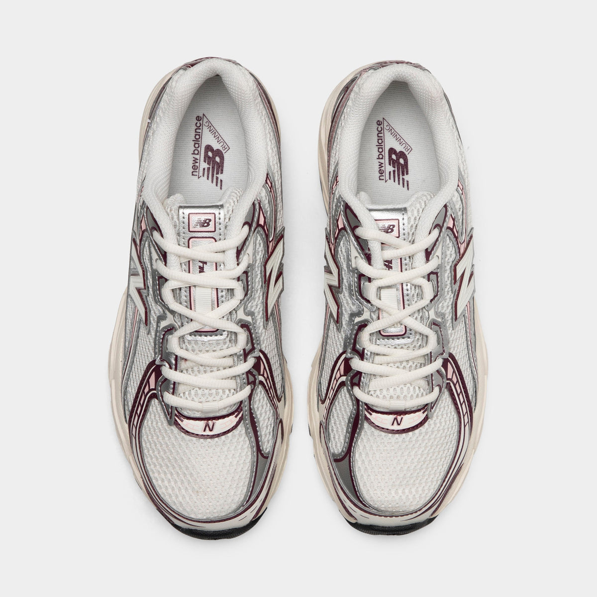 New Balance 740 Sneakers - White / Pink - Mulled Wine - Product view 5