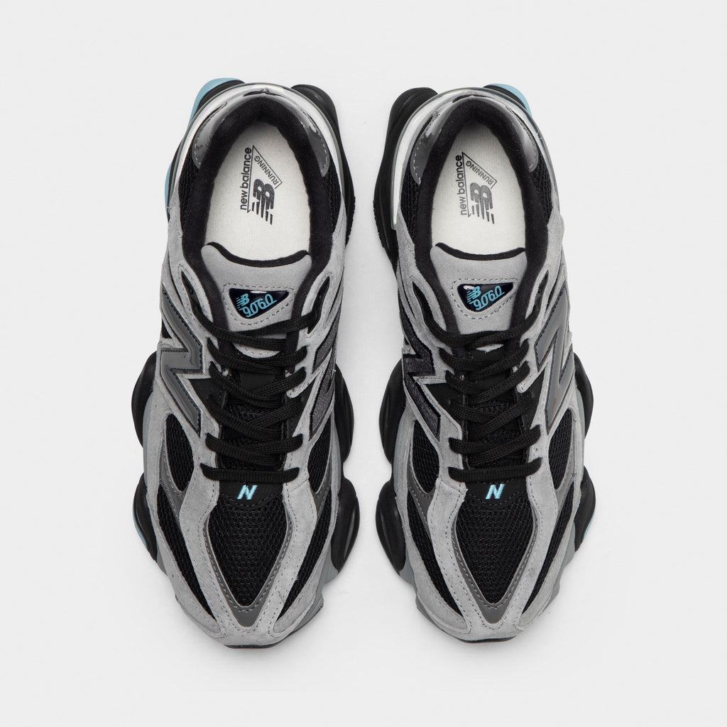 New Balance 9060 Sneakers - Black / Taffy Blue - Slate Grey - Product view 5