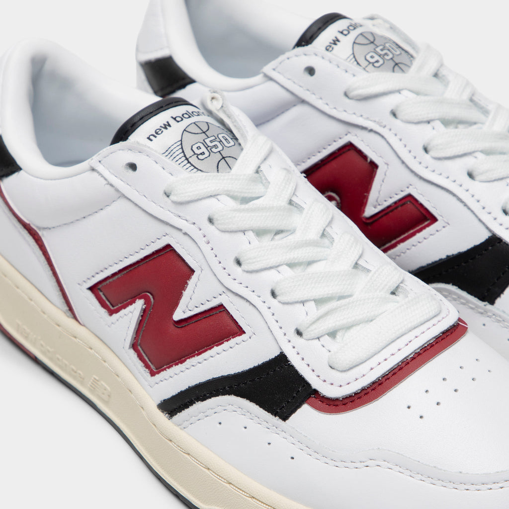 New Balance 950 Sneakers - White / Black - Red - Product view 3