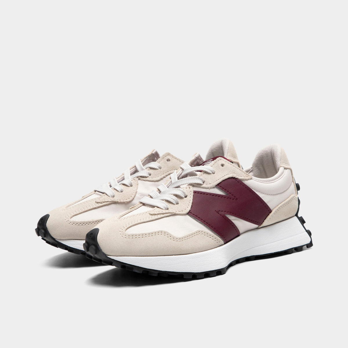 New Balance Women's 327 Sneakers - Angora / Mulled Wine - Product view 2