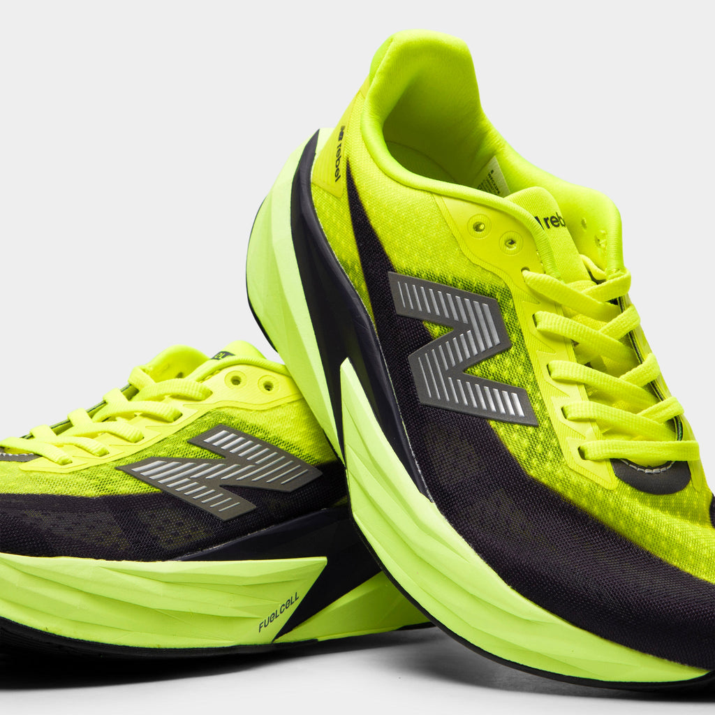 New Balance Women's FuelCell Rebel v5 Sneakers - Alkaline Green / Boysenberry - Product view 3