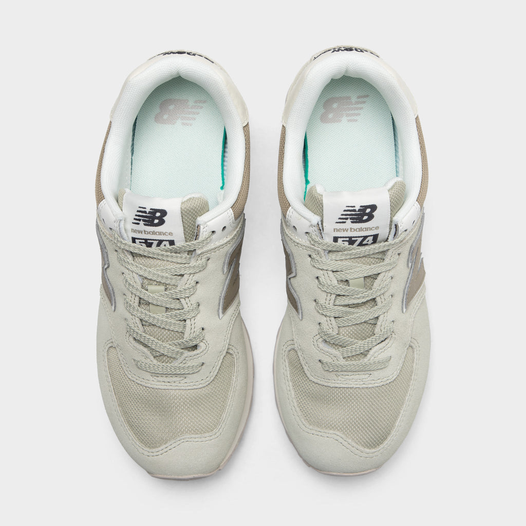 New Balance Women's 574 Sneakers - Olivine / Dark Stoneware - Turtledove - Product view 5