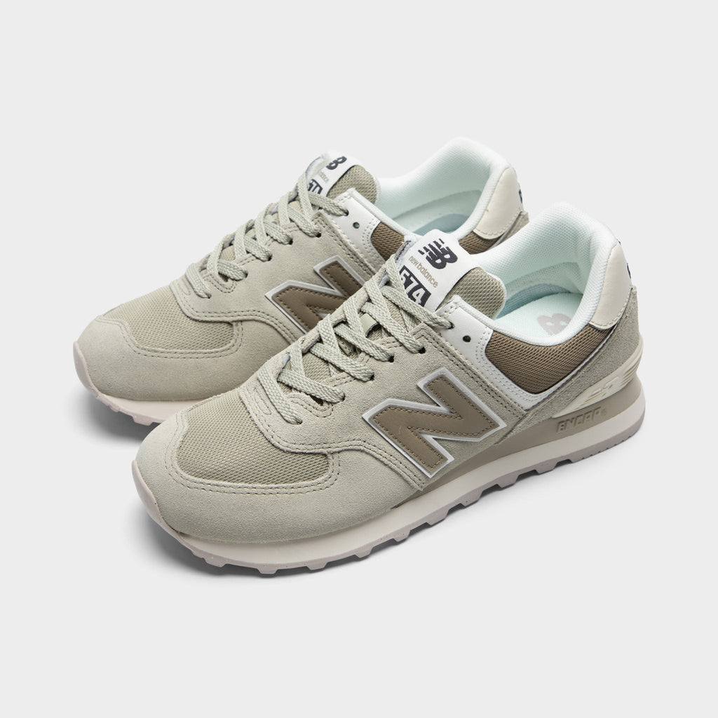 New Balance Women's 574 Sneakers - Olivine / Dark Stoneware - Turtledove - Product view 2